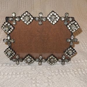 3 1/2x5” Rhinestone Embellished Stand Up Frame